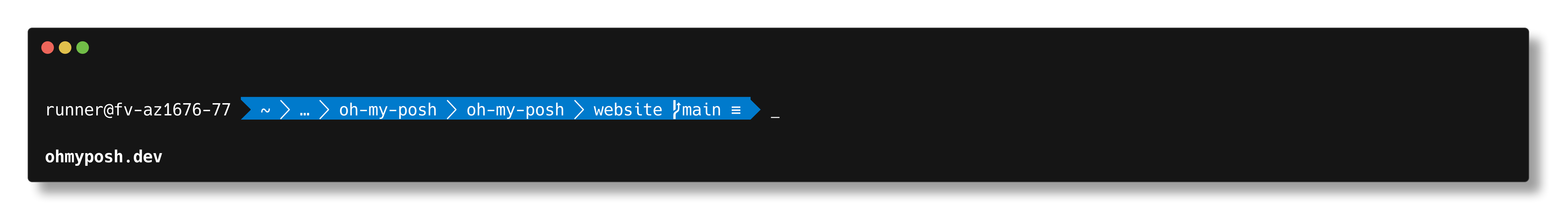 agnoster.minimal